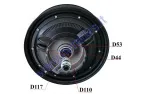 Electric scooter rear wheel 10 inch with motor 1800WAT 60/72V fit with controller EB1292, wiring EB1296