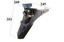 Rear fender for electric scooter suitable for EPICO XZY