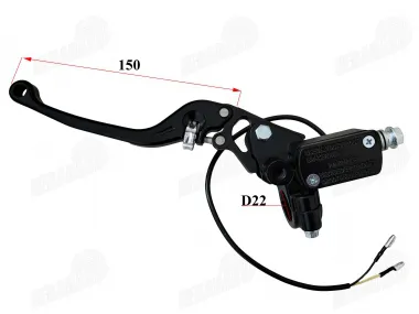 Left side brake lever for electric motor scooter SKYHAWK