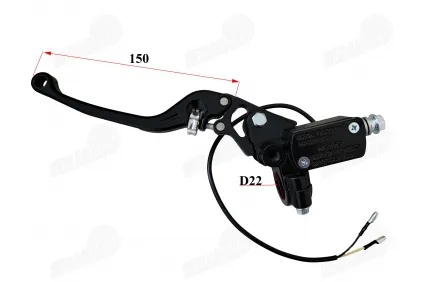 Left side brake lever for electric motor scooter SKYHAWK