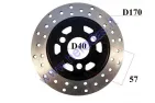 FRONT BRAKE DISC FOR ELECTRIC MOTOR SCOOTER FITS AIRO