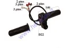 Throttle grip for electric three-wheel scooter suitable for PRACTIC1, PRACTIC2