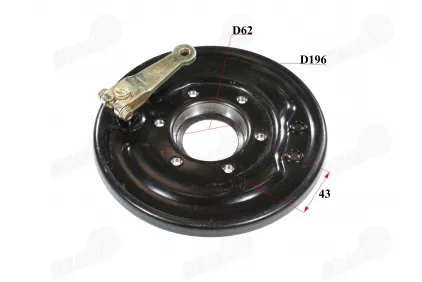 Rear brake bracket for electric tricycle KING BOX 2, KING BOX 2 with roof JP3900, JP3900ROOF