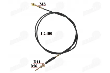 Rear brake cable for electric cargo tricycle KING BOX 1,2,3  JP2100,JP2800,JP3900 QL, DLS