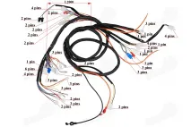 WIRING ASSEMBLY (WIRE HARNESS) for electric trike mobility scooter MS03. Analogue EB339