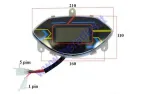 Elektrinio triračio MS03 MS04 prietaisų  skydelis ,spidometras   48V sistemai