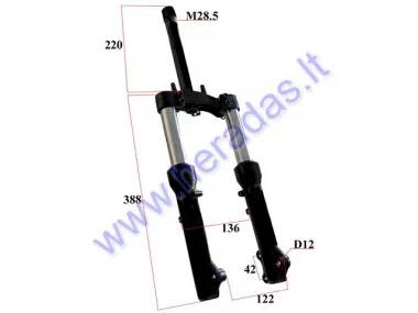 Front fork for electric trike PRAKTIK2 since 2023 years