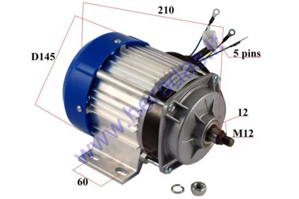 Electric Brushless Motor for Quad Bike 500w 48V