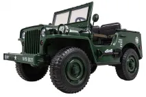 Electric jeep three-seater Jeep Willys for kids