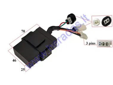 Elektroninis uždegimas CDI 7 kontaktų ATV keturračio motociklo Jialing Loncin Bashan Kinroad Bashan Kingway