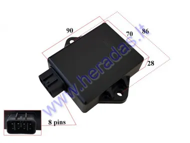 CDI controller 8 pin for ATV quad bike JT161120 FS300 LH300 9000RPM Linhai 300cc