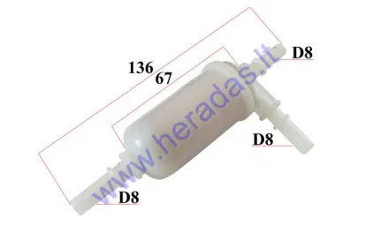 FUEL FILTER KTM, HUSQVARNA  93807018000