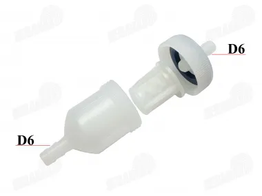 Fuel filter universal 6mm