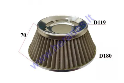 SPORT AIR FILTER UNIVERSAL HEIGHT 70MM