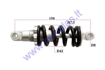 REAR SHOCK ABSORBER FOR ELECTRIC SCOOTER L150