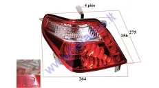 Left side rear lights for electric scooter  XL4L COMFIMAX