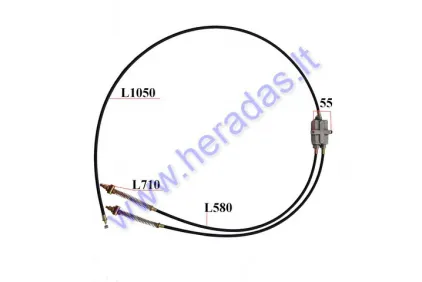 REAR BRAKE CABLE FOR ELECTRIC SCOOTER  XL4L COMFIMAX