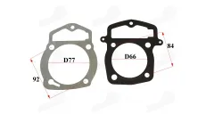 Head, cylinder gasket for ATV quad bike ATV250 D66 BASHAN CB250D-G  BS250S-11B  BS250S-24 BS250S-5 BS250S-33