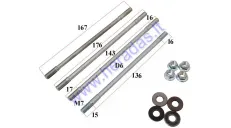 Head bolts GY6 50cc 4T