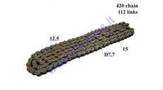 Chain for 110cc ATV quad bike 420 112 links L140cm