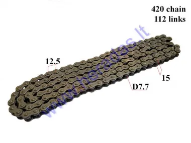 Chain for 110cc ATV quad bike 420 112 links L140cm