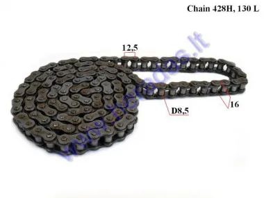 Chain 50-250cc ATV for quad bike 428 104 links