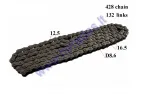 CHAIN 50-250cc FOR ATV QUAD BIKE 428 132 LINKS