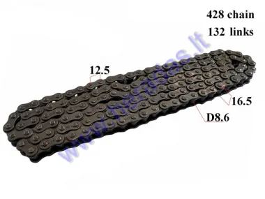 CHAIN 50-250cc FOR ATV QUAD BIKE 428 132 LINKS