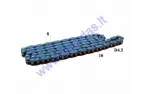 CHAIN 50cc MOTORCYCLE PITCH 8mm 120 LINK L960 T8F chain type for ATV QUAD BIKE, MOTOCYCLE