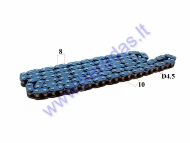 CHAIN 50cc MOTORCYCLE PITCH 8mm 120 LINK L960 T8F chain type for ATV QUAD BIKE, MOTOCYCLE