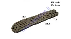 CHAIN FOR 110-125cc ATV QUAD BIKE ROOLER8.4 L134 428 TYPE