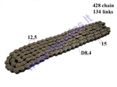 CHAIN FOR 110-125cc ATV QUAD BIKE ROOLER8.4 L134 428 TYPE