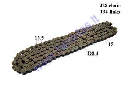 CHAIN FOR 110-125cc ATV QUAD BIKE ROOLER8.4 L134 428 TYPE