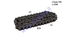 Chain for ATV quad bike type 520 rol76 L120cm