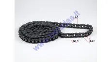 Chain for ATV quad bike up to 250cc roller 8,5  type 428, 140 links