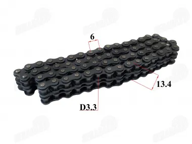 Chain of engine, distribution MOTORIZED BICYCLE 62 links for 4T engine