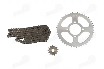 CHAIN AND SPROCKET SET FOR MOTORCYCLE CHAIN 428-114 SPROCKETS 13/47