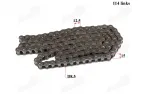 Chain and sprocket set for motorcycle, moped 428 chain