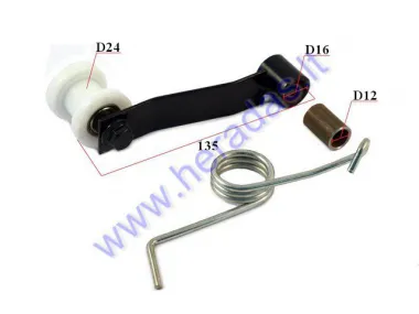 Chain tensioner for quad bike