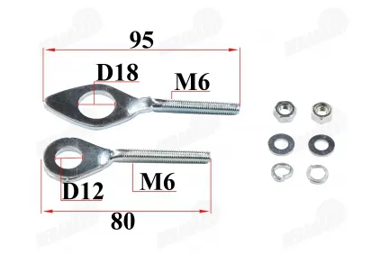 Axle adjuster/tensioner screw DELTA