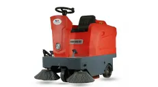 Electric self-propelled vacuum sweeping machine for floors and grounds LAMPARD S4