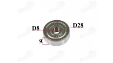 CRANKSHAFT BEARING FOR ATV QUAD BIKE, MOTORCYCLE 2T 8X28X9 8/28/9