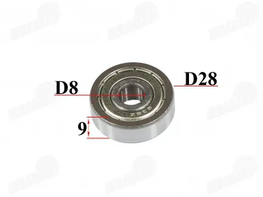 CRANKSHAFT BEARING FOR ATV QUAD BIKE, MOTORCYCLE 2T 8X28X9 8/28/9