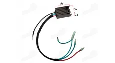 Įtampos reguliatorius 4 kontaktų Yamaha 63M-81960-00-00, 63M819600000 SH643A-12 SH643A12 krovimo rėlė