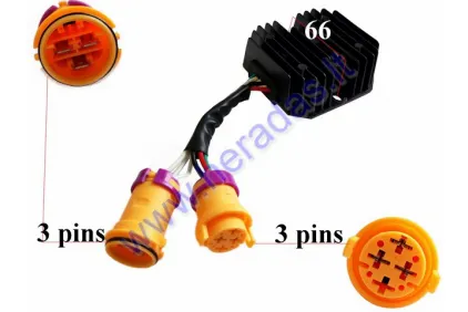 Įtampos reguliatorius (krovimo rėlė) 3+3 kont  motociklo,keturračio Bashan BS250S-5