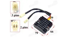 Įtampos reguliatorius (krovimo rėlė) 5 kont (3+2) SUZUKI GN 125