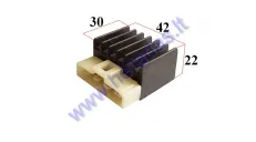 Voltage regulator rectifier for scooter