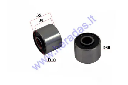 Hub bush for scooter, ATV quad bike set 2 pcs. 10X30X35