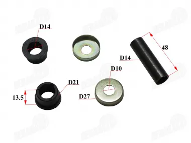 Hub bushes kit for quad bike swing arm 110cc 125cc