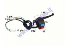 HANDLEBAR SWITCH ASSEMBLY FOR SCOOTER LIGHTS/STARTER, WITH HANDLEBAR  6+2+1 pin